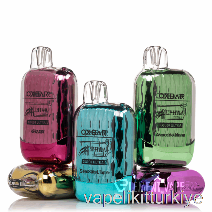 Vape Likit Oxbar X Alpha G8000 Tek Kullanımlık Saman Limon Nane